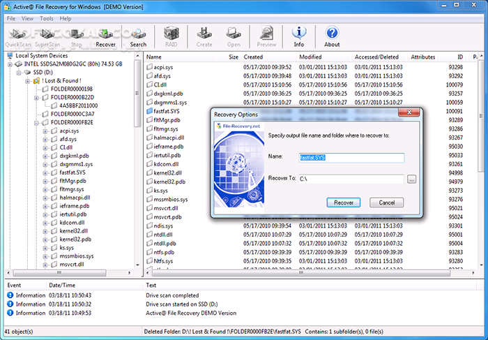 دانلود Active File Recovery 22.0.8 - دانلود بازیابی اطلاعات پاک شده - سافت گذر