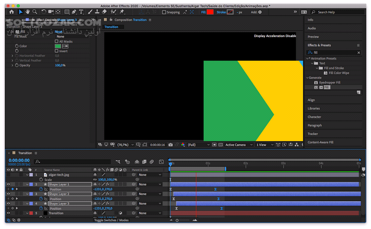 دانلود Adobe After Effects 2025 25.2.2 / 2024  / 2023 / 2022 / 2021 / 2020 / macOS - دانلود ادوب افتر افکتس - سافت گذر