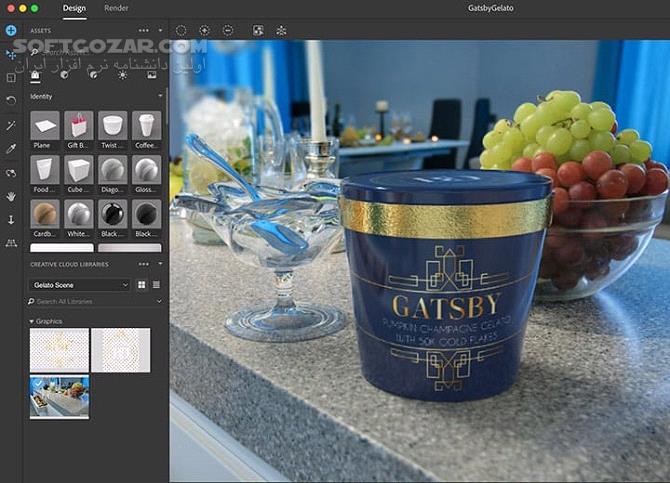 دانلود Adobe Dimension 3.4.9 / 2019 / macOS - دانلود ادوب دایمنشن - سافت گذر