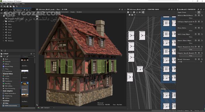 دانلود Adobe Substance 3D Designer 14.1.2 - دانلود ساخت تکسچر - سافت گذر