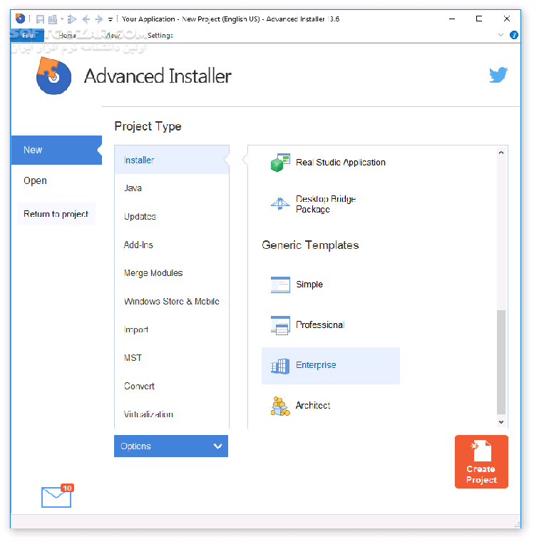 دانلود Advanced Installer Architect 22.5 - دانلود ساخت نصاب نرم افزار ساخت فایل ستاپ نرم افزار - سافت گذر