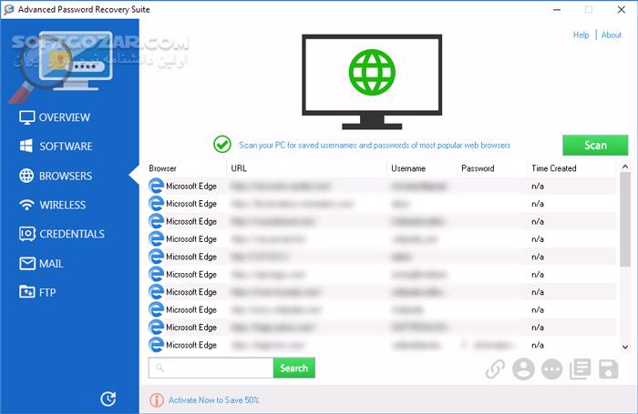 دانلود Advanced Password Recovery Suite 2.2.0 - دانلود بازیابی پسوردهای فراموش شده - سافت گذر