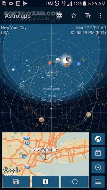 دانلود Astrolapp Planets and Sky Map 5.2.0.5 for Android +4.0.3 - دانلود آسترولپ برای اندروید - سافت گذر