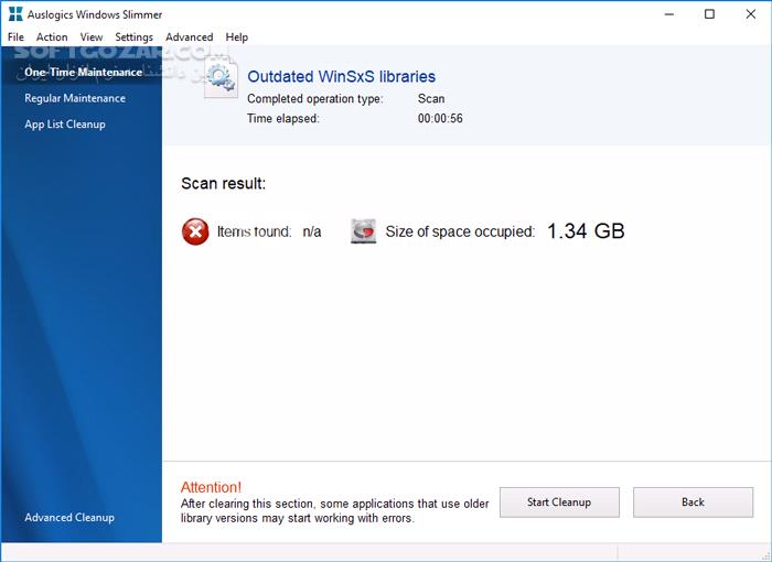 دانلود Auslogics Windows Slimmer Professional 5.0.1 - دانلود بهینه سازی ویندوز - سافت گذر