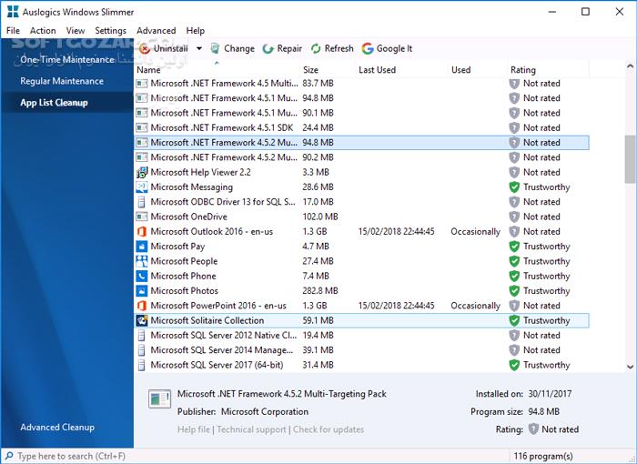 دانلود Auslogics Windows Slimmer Professional 5.0.1 - دانلود بهینه سازی ویندوز - سافت گذر