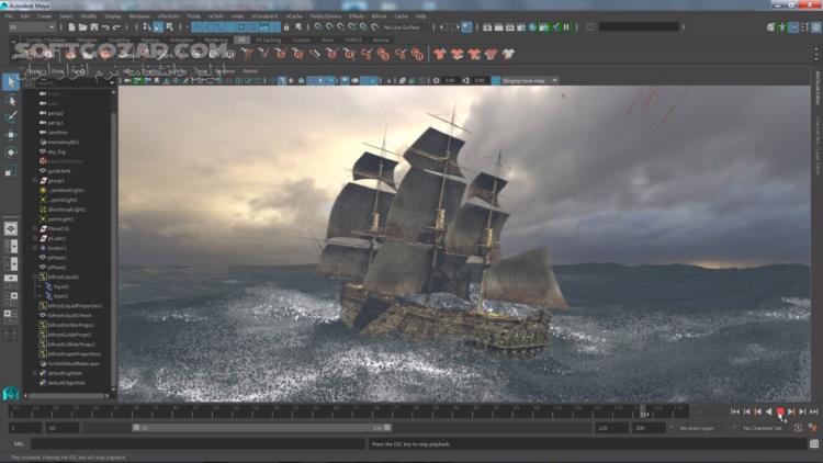 دانلود Autodesk Maya 2026 / 2025 / 2024 / 2023.3 / 2022.3 / 2020.4 / 2019.3.1 / macOS - دانلود انیمیشن سازی اتودسک مایا - سافت گذر