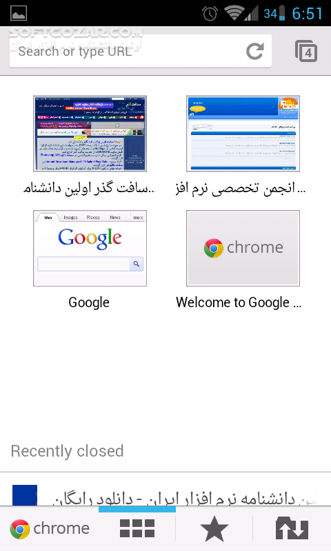 دانلود Google Chrome 136.0.7103.87 For Android +10.0 - دانلود مرورگر کروم برای اندروید - سافت گذر