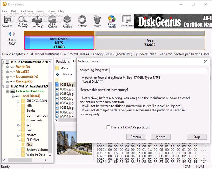 دانلود DiskGenius Professional 6.0.0.1631 - دانلود بازیابی اطلاعات - سافت گذر