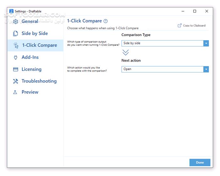 دانلود Draftable Desktop 25.5.0 - دانلود مقایسه اسناد متنی - سافت گذر
