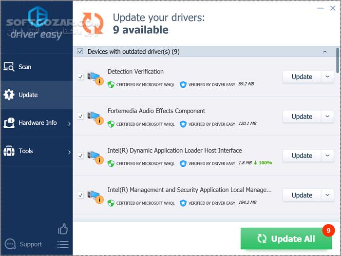 دانلود Driver Easy Professional 6.1.1 Build 29776 - دانلود آپدیت اتوماتیک درایورها - سافت گذر