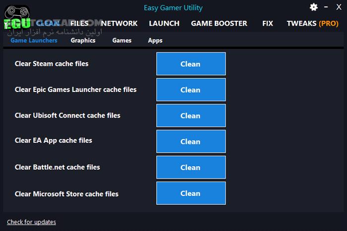 دانلود Easy Gamer Utility PRO 1.3.55 - دانلود حل مشکلات بازی‌ها در ویندوز - سافت گذر