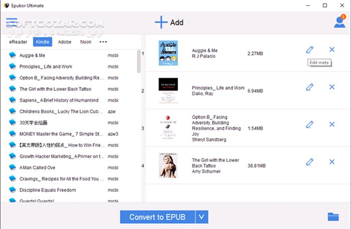 دانلود Epubor Ultimate Converter 3.0.16.218 - دانلود تبدیل کتاب و فایل های متنی - سافت گذر