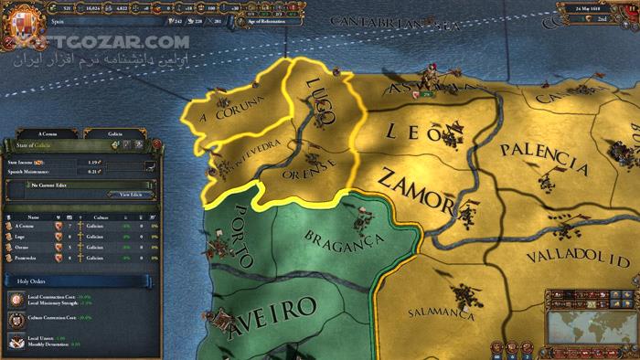 دانلود Europa Universalis IV: Golden Century + Updates - دانلود بازی گسترش تاریخ اروپا 4 - سافت گذر
