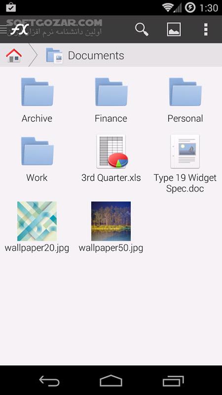 دانلود File Explorer 9.0.0.3 for Android +2.1 - دانلود فایل منیجر برای اندروید - سافت گذر