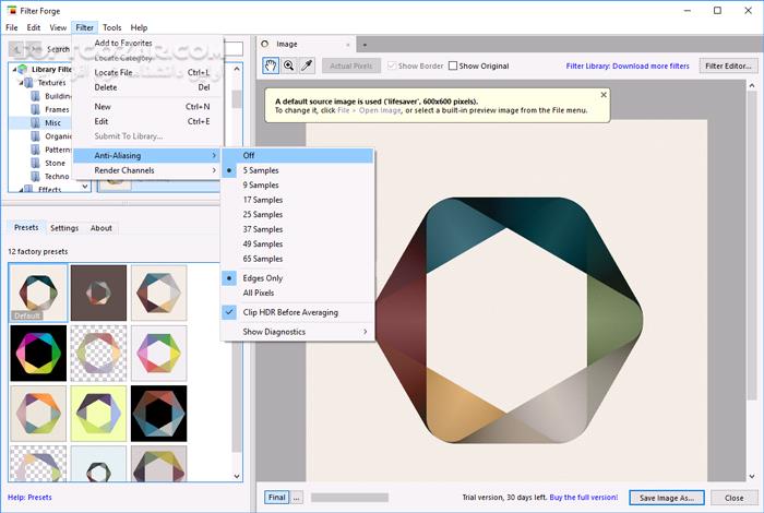 دانلود Filter Forge Studio Edition 13.5.4275 - دانلود افکت گذاری روی عکس و ساخت فیلترهای سفارشی - سافت گذر