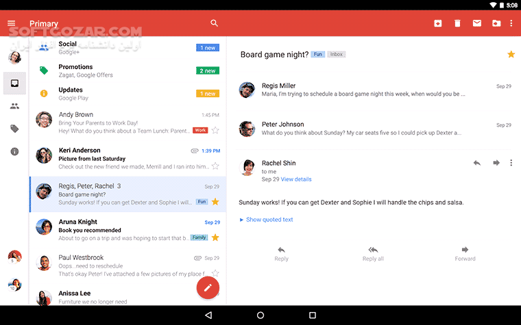 دانلود Google Gmail 2025.05.04 For Android +6.0 - دانلود جیمیل برای اندروید - سافت گذر
