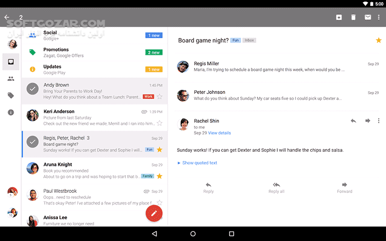 دانلود Google Gmail 2025.05.04 For Android +6.0 - دانلود جیمیل برای اندروید - سافت گذر