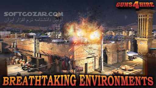 دانلود Guns 4 Hire 1.5 for Android +2.3 - دانلود بازی گروه مسلح برای اندروید - سافت گذر