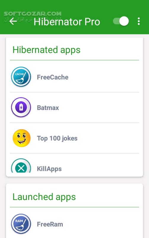 دانلود Hibernator Pro 2.54.14 for Android +6.0 - دانلود خواب زمستانی برای اندروید - سافت گذر