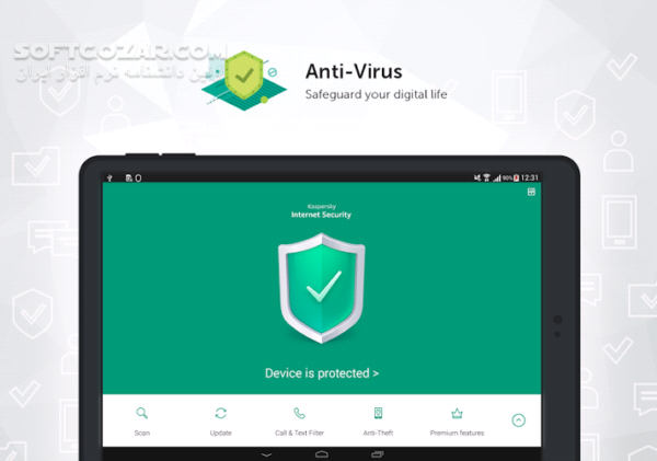 دانلود Kaspersky Internet Security & Antivirus 11.121.4.13595 for Android +7.0 - دانلود آنتی ویروس موبایل کاسپراسکای برای اندروید - سافت گذر