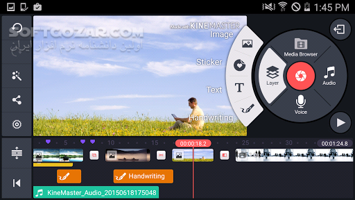 دانلود KineMaster Pro 7.5.17.34152.GP for Android +8.0 - دانلود ویرایش فیلم کاین مستر برای اندروید - سافت گذر
