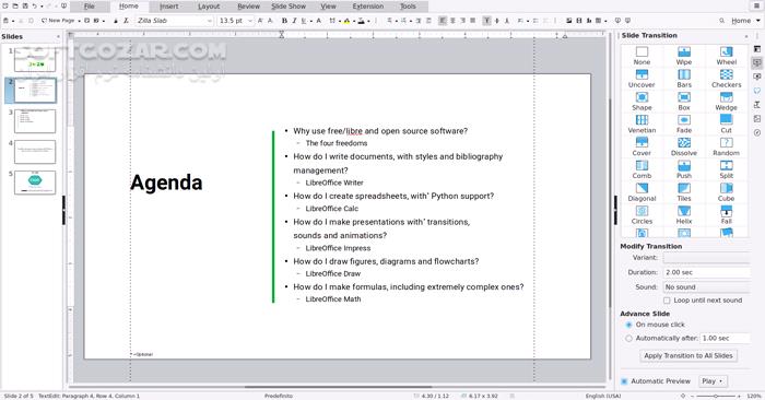 دانلود LibreOffice 24.8.4 - دانلود مجموعه نرم افزاری مشابه آفیس - سافت گذر
