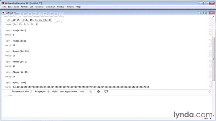 دانلود Lynda - Up and Running with Mathematica 9 - دانلود فیلم آموزش نرم‌افزار ماتـماتیکـا 9 - سافت گذر
