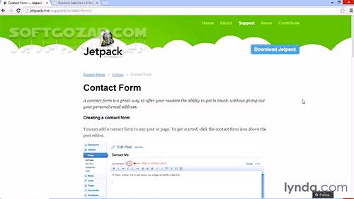 دانلود Lynda - WordPress Plugins - Contact Forms - دانلود فیلم آموزش پلاگین‌های وُردپرس – فرم‌های تماس - سافت گذر
