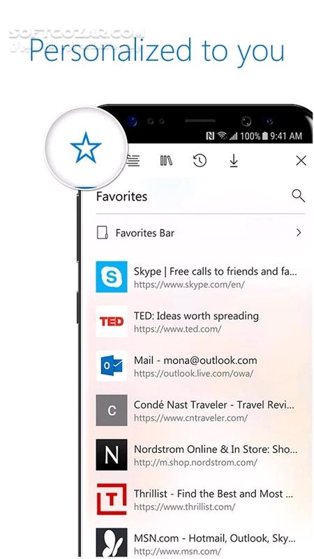 دانلود Microsoft Edge Preview 136.0.3240.50 For Android +4.4 - دانلود مایکروسافت اج برای اندروید - سافت گذر