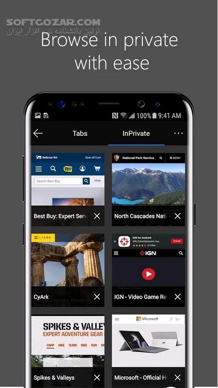 دانلود Microsoft Edge Preview 136.0.3240.50 For Android +4.4 - دانلود مایکروسافت اج برای اندروید - سافت گذر