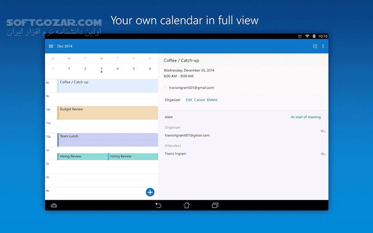 دانلود Microsoft Outlook 4.2517.1 for Android +9.0 - دانلود مایکروسافت اوت لوک اندروید برای اندروید - سافت گذر