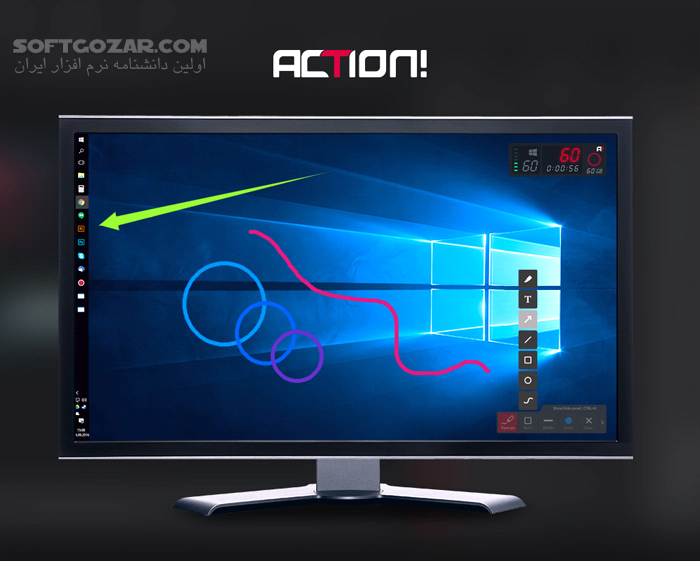 دانلود Mirillis Action! 4.45.0 - دانلود فیلمبرداری از دسکتاپ - سافت گذر