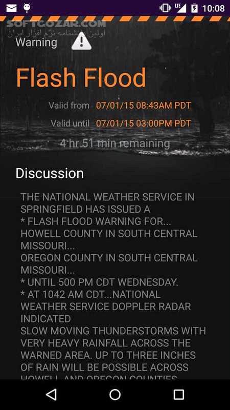 دانلود MyRadar Weather Radar Pro 8.58.1 For Android +8.0 - دانلود برنامه هواشناسی رادار برای اندروید - سافت گذر
