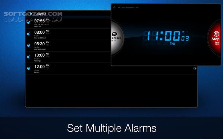 دانلود My Alarm Clock  2.73.1 for Android +2.3 - دانلود آلارم و زنگ هشدار برای اندروید - سافت گذر