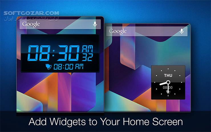دانلود My Alarm Clock  2.73.1 for Android +2.3 - دانلود آلارم و زنگ هشدار برای اندروید - سافت گذر