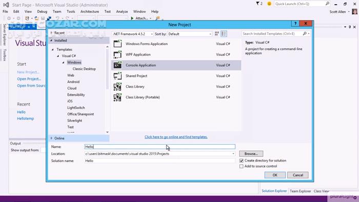 دانلود Pluralsight - C# Fundamentals with Visual Studio 2015 - دانلود فیلم آموزش مبانی سی‌شارپ با ویژوال استودیو 2015 - سافت گذر
