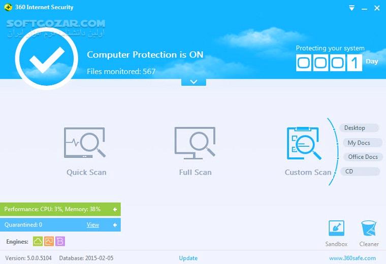 دانلود Qihoo 360 Total Security 11.0.0.1198 - دانلود آنتی ویروس چیهو - سافت گذر