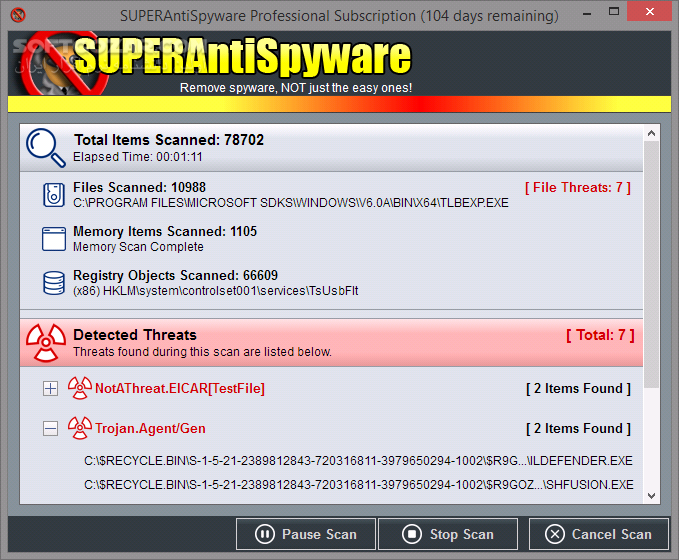 دانلود SUPERAntiSpyware Professional X 10.0.1274 + Offline Update - دانلود ضد جاسوس سوپر آنتی اسپایور - سافت گذر
