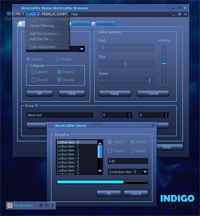 دانلود SkinCrafter for VS 2005-2008-2010 v3.5.0.0 x86/x64 / 3.7.1 for VS 2005-2008 - دانلود بهترین نرم افزار برای تغییر پوسته و رابط کاربری نرم افزار شما (مخصوص برنامه نویسان) - سافت گذر
