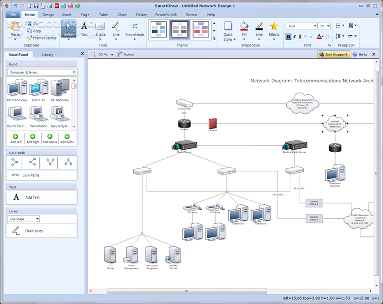 دانلود SmartDraw 2013 Enterprise x86/x64 - دانلود نرم افزار طراحی چارت و دیاگرام - سافت گذر