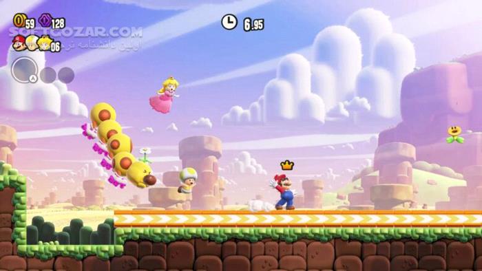دانلود Super Mario Bros. Wonder - دانلود بازی بازی سوپر ماریو برای کامپیوتر - سافت گذر