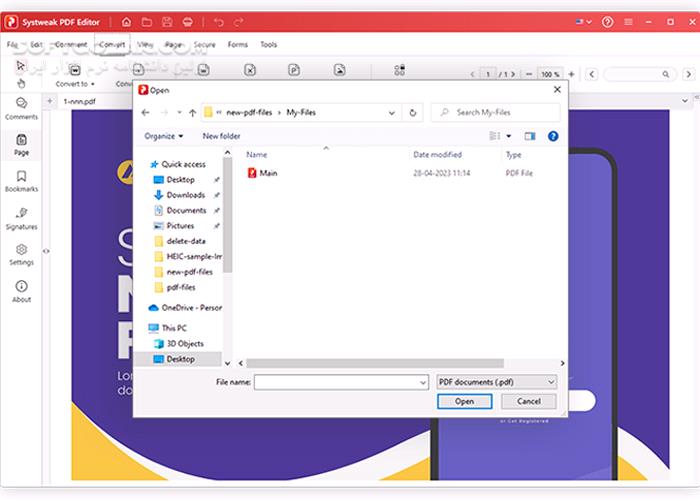 دانلود Systweak PDF Editor 1.0.0.7387 - دانلود ویرایش مستقیم فایل‌های پی‌دی‌اف - سافت گذر