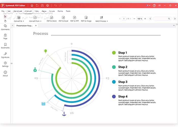 دانلود Systweak PDF Editor 1.0.0.7387 - دانلود ویرایش مستقیم فایل‌های پی‌دی‌اف - سافت گذر