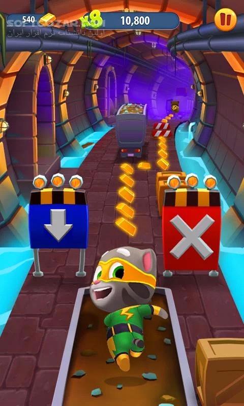 دانلود Talking Tom Gold Run 6.4.0.2467 for Android +4.1 - دانلود تاکینگ تام برای اندروید - سافت گذر