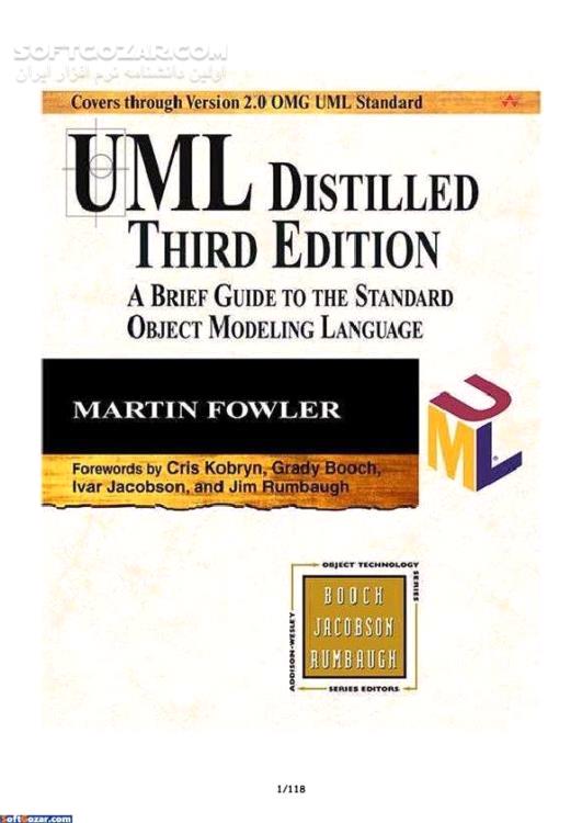 دانلود UML Distilled: A Brief Guide to the Standard Object Modeling Language, Third Edition - دانلود کتاب آموزش UML - سافت گذر