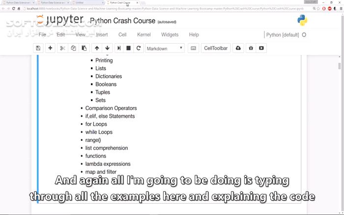 دانلود Udemy - Python for Data Science and Machine Learning Bootcamp - دانلود دوره آموزش علم داده و یادگیری ماشین در پایتون - سافت گذر