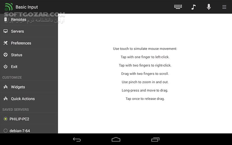 دانلود Unified Remote Full 3.19.0 for Android +2.3 - دانلود کنترل کامپیوتر یونیفید برای اندروید - سافت گذر