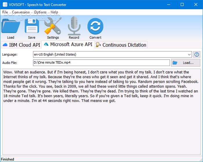 دانلود VovSoft Speech to Text Converter 5.4 - دانلود تبدیل گفتار به متن - سافت گذر