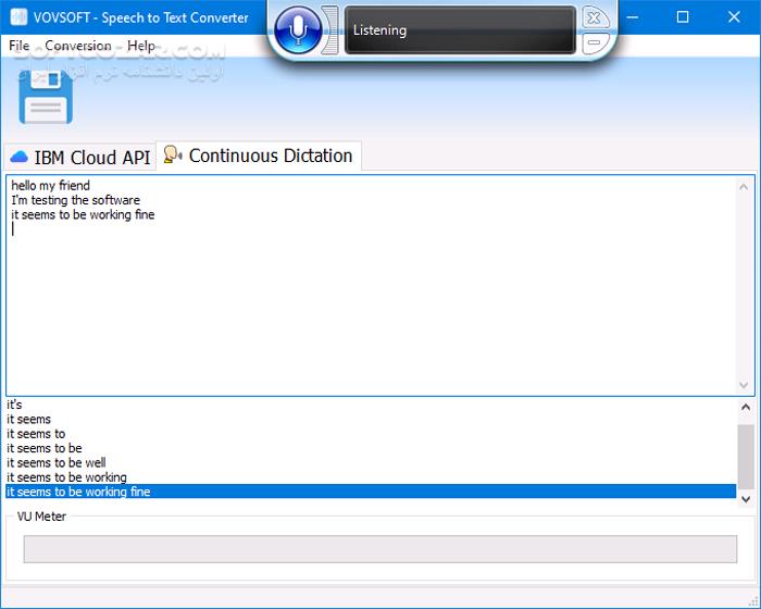 دانلود VovSoft Speech to Text Converter 5.4 - دانلود تبدیل گفتار به متن - سافت گذر