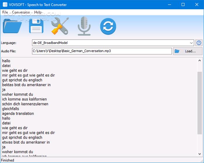 دانلود VovSoft Speech to Text Converter 5.4 - دانلود تبدیل گفتار به متن - سافت گذر